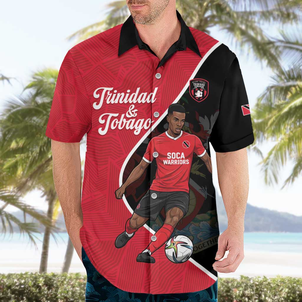 Custom Trinidad and Tobago Football Hawaiian Shirt 2025 Go Champions - Wonder Print Shop