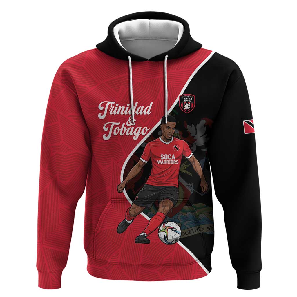 Custom Trinidad and Tobago Football Hoodie 2025 Go Champions - Wonder Print Shop