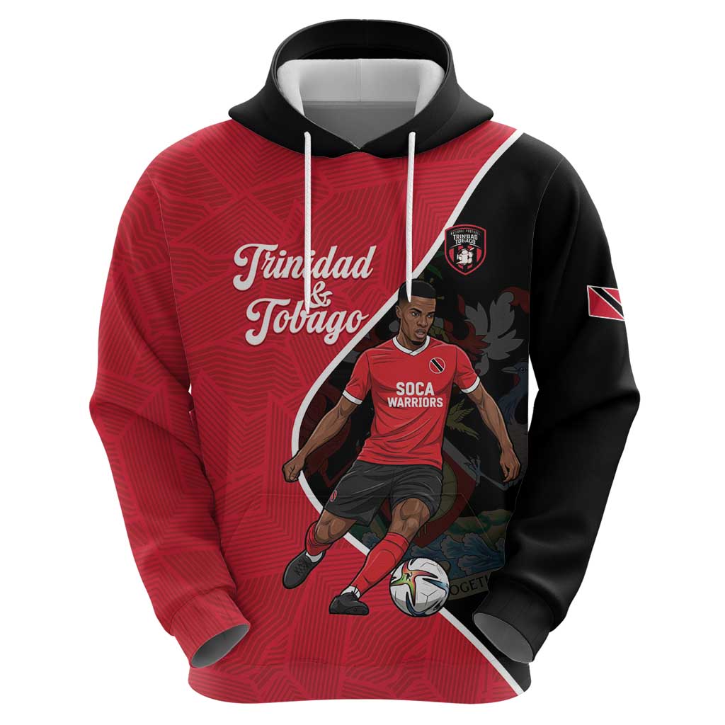 Custom Trinidad and Tobago Football Hoodie 2025 Go Champions - Wonder Print Shop