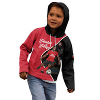 Custom Trinidad and Tobago Football Kid Hoodie 2025 Go Champions - Wonder Print Shop