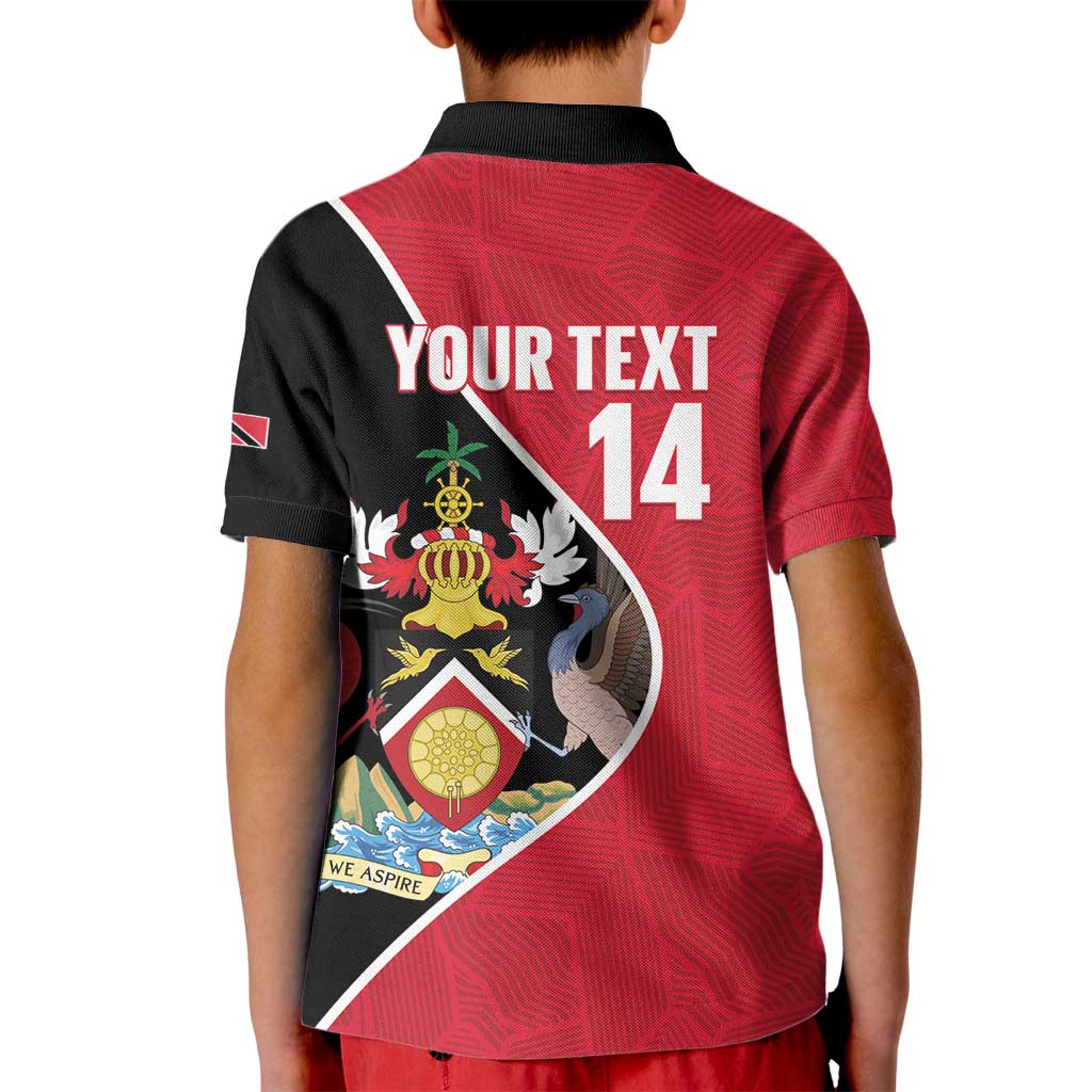Custom Trinidad and Tobago Football Kid Polo Shirt 2025 Go Champions - Wonder Print Shop