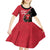Custom Trinidad and Tobago Football Kid Short Sleeve Dress 2025 Go Champions - Wonder Print Shop