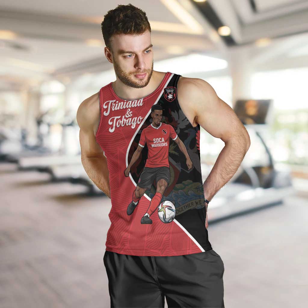 Custom Trinidad and Tobago Football Men Tank Top 2025 Go Champions - Wonder Print Shop