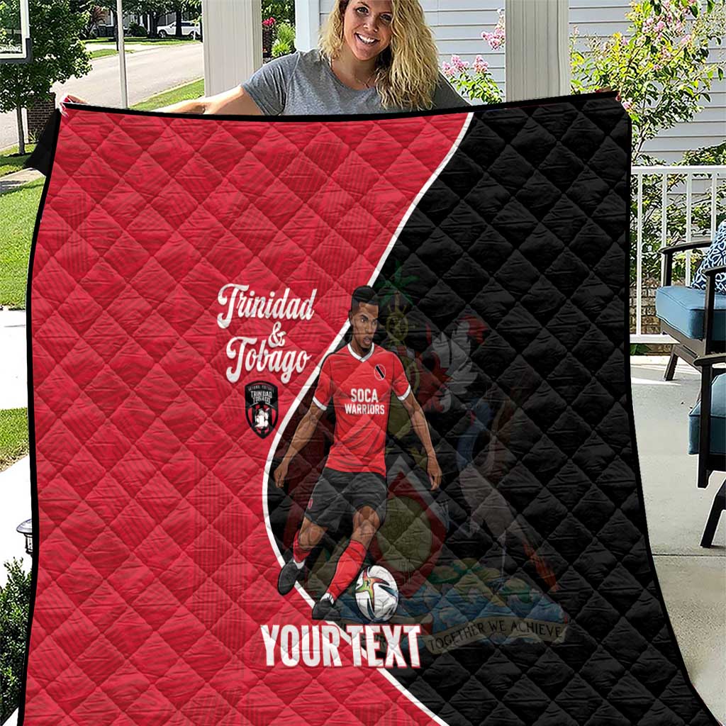 Custom Trinidad and Tobago Football Quilt 2025 Go Champions - Wonder Print Shop