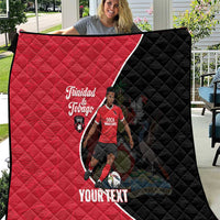 Custom Trinidad and Tobago Football Quilt 2025 Go Champions - Wonder Print Shop