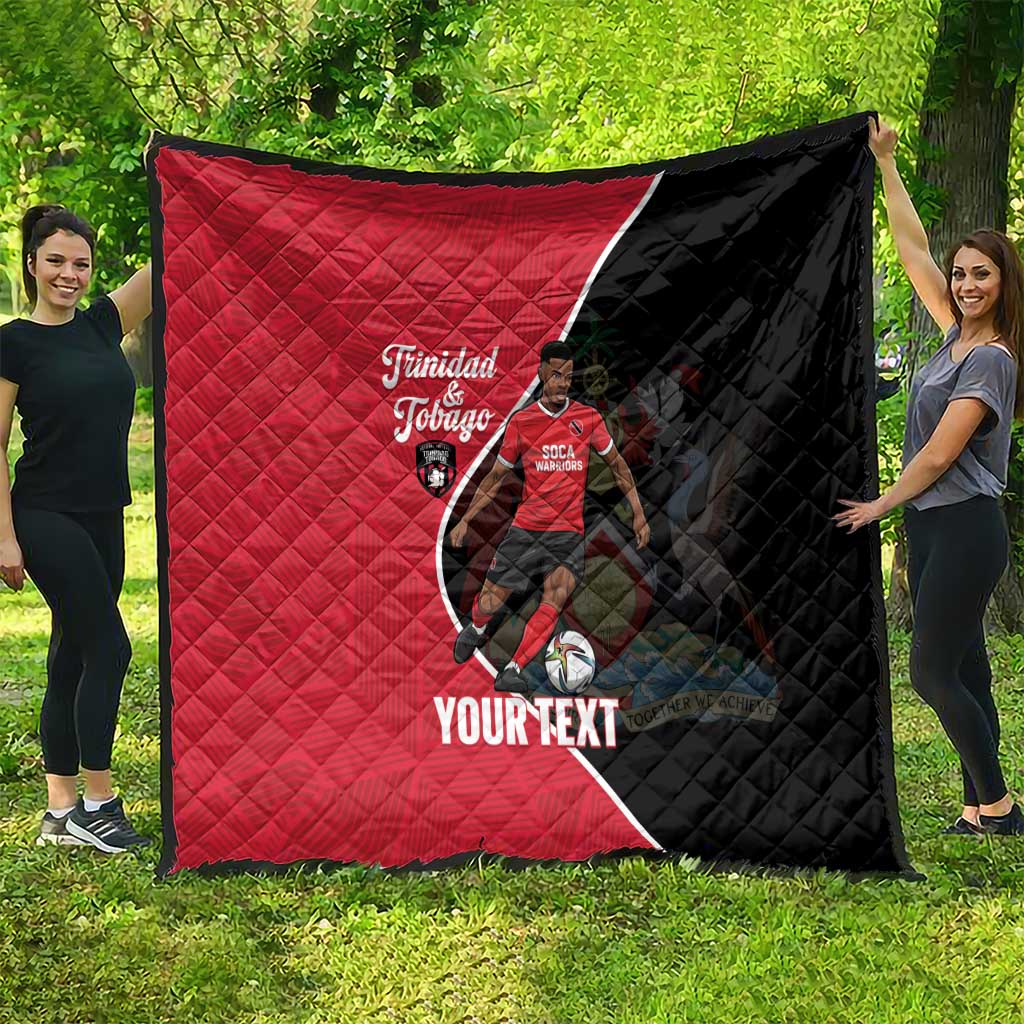 Custom Trinidad and Tobago Football Quilt 2025 Go Champions - Wonder Print Shop