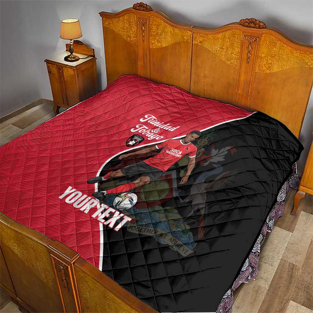 Custom Trinidad and Tobago Football Quilt 2025 Go Champions - Wonder Print Shop