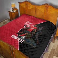Custom Trinidad and Tobago Football Quilt 2025 Go Champions - Wonder Print Shop