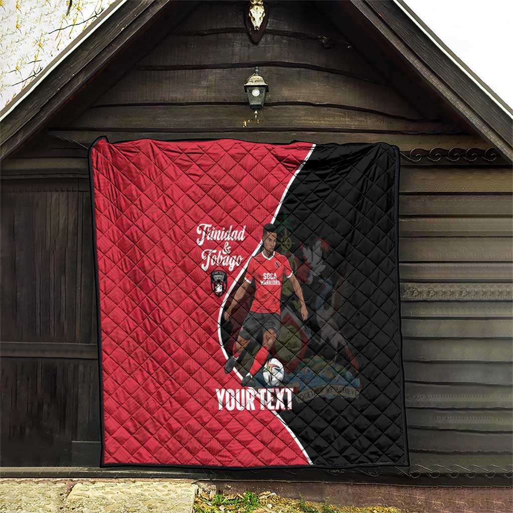 Custom Trinidad and Tobago Football Quilt 2025 Go Champions - Wonder Print Shop