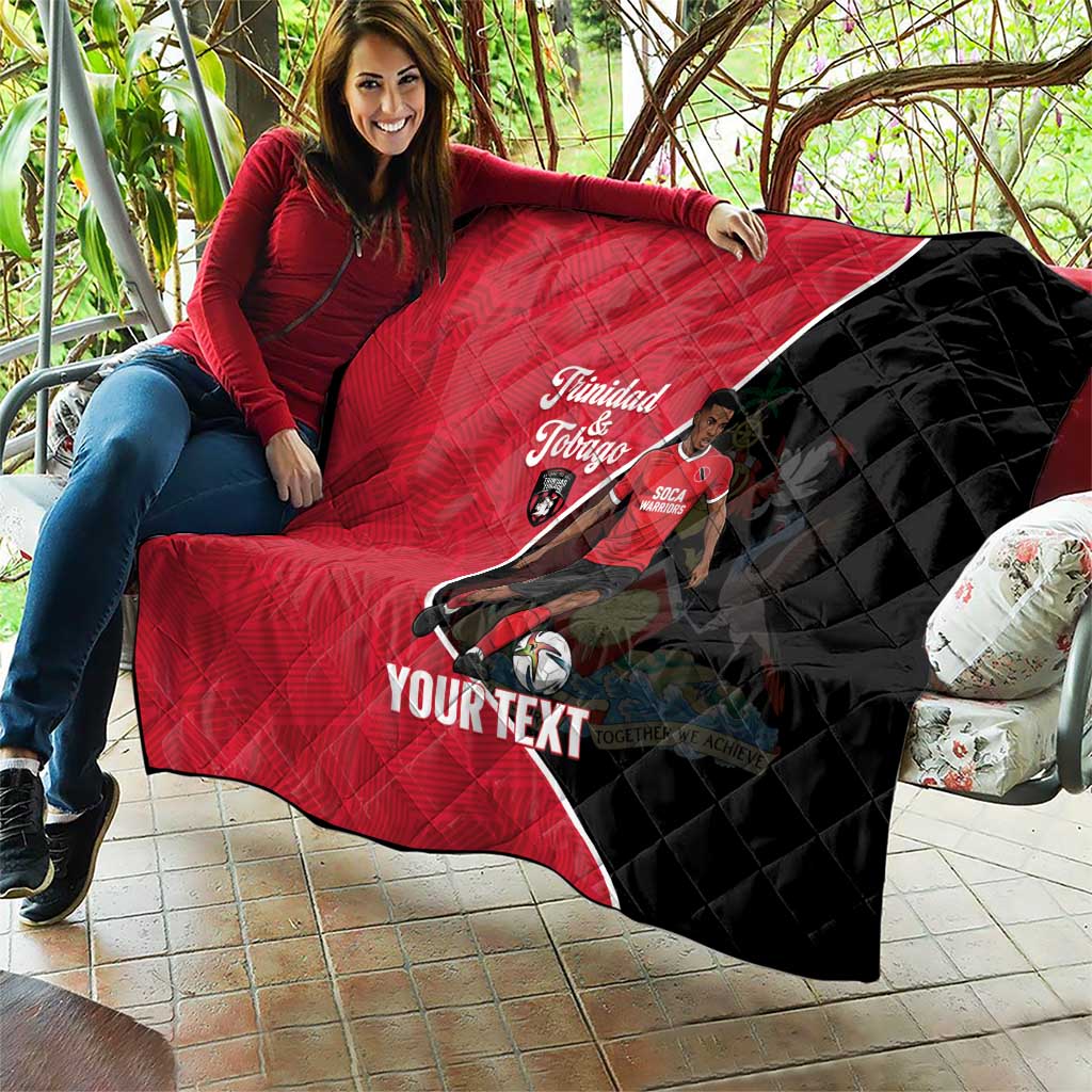 Custom Trinidad and Tobago Football Quilt 2025 Go Champions - Wonder Print Shop