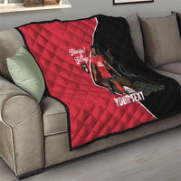 Custom Trinidad and Tobago Football Quilt 2025 Go Champions - Wonder Print Shop