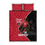 Custom Trinidad and Tobago Football Quilt Bed Set 2025 Go Champions - Wonder Print Shop