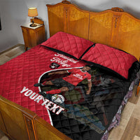 Custom Trinidad and Tobago Football Quilt Bed Set 2025 Go Champions - Wonder Print Shop