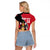 Custom Trinidad and Tobago Football Raglan Cropped T Shirt 2025 Go Champions - Wonder Print Shop