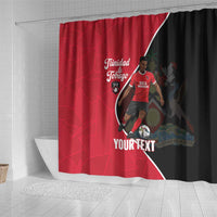 Custom Trinidad and Tobago Football Shower Curtain 2025 Go Champions - Wonder Print Shop