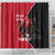 Custom Trinidad and Tobago Football Shower Curtain 2025 Go Champions - Wonder Print Shop