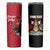 Custom Trinidad and Tobago Football Skinny Tumbler 2025 Go Champions - Wonder Print Shop