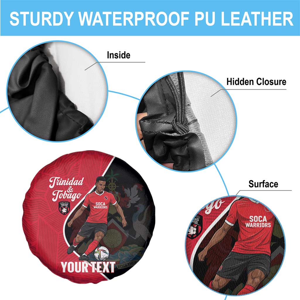 Custom Trinidad and Tobago Football Spare Tire Cover 2025 Go Champions - Wonder Print Shop