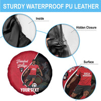 Custom Trinidad and Tobago Football Spare Tire Cover 2025 Go Champions - Wonder Print Shop