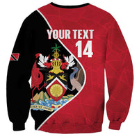 Custom Trinidad and Tobago Football Sweatshirt 2025 Go Champions - Wonder Print Shop