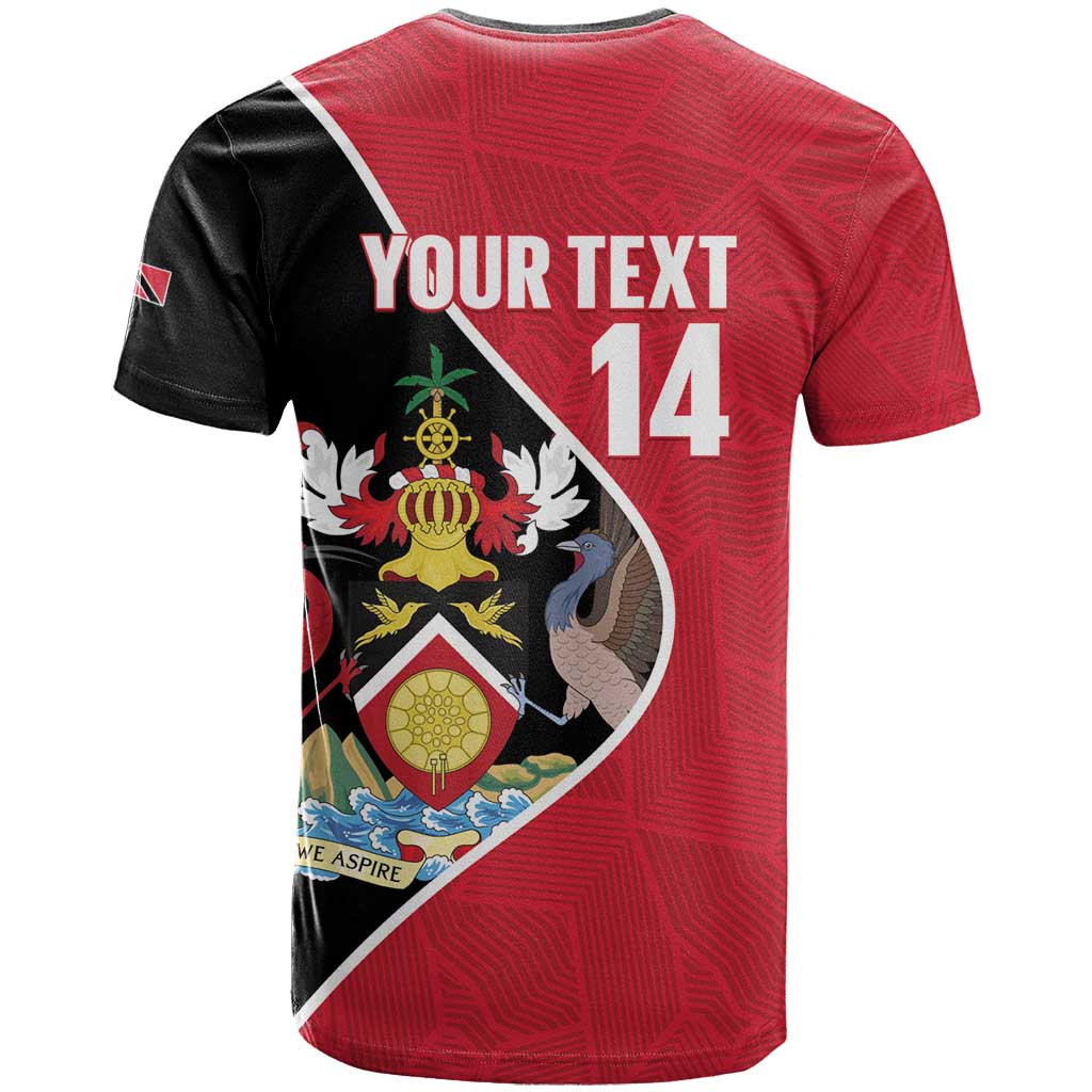 Custom Trinidad and Tobago Football T Shirt 2025 Go Champions - Wonder Print Shop