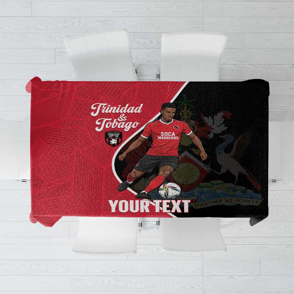 Custom Trinidad and Tobago Football Tablecloth 2025 Go Champions - Wonder Print Shop