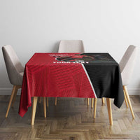 Custom Trinidad and Tobago Football Tablecloth 2025 Go Champions - Wonder Print Shop