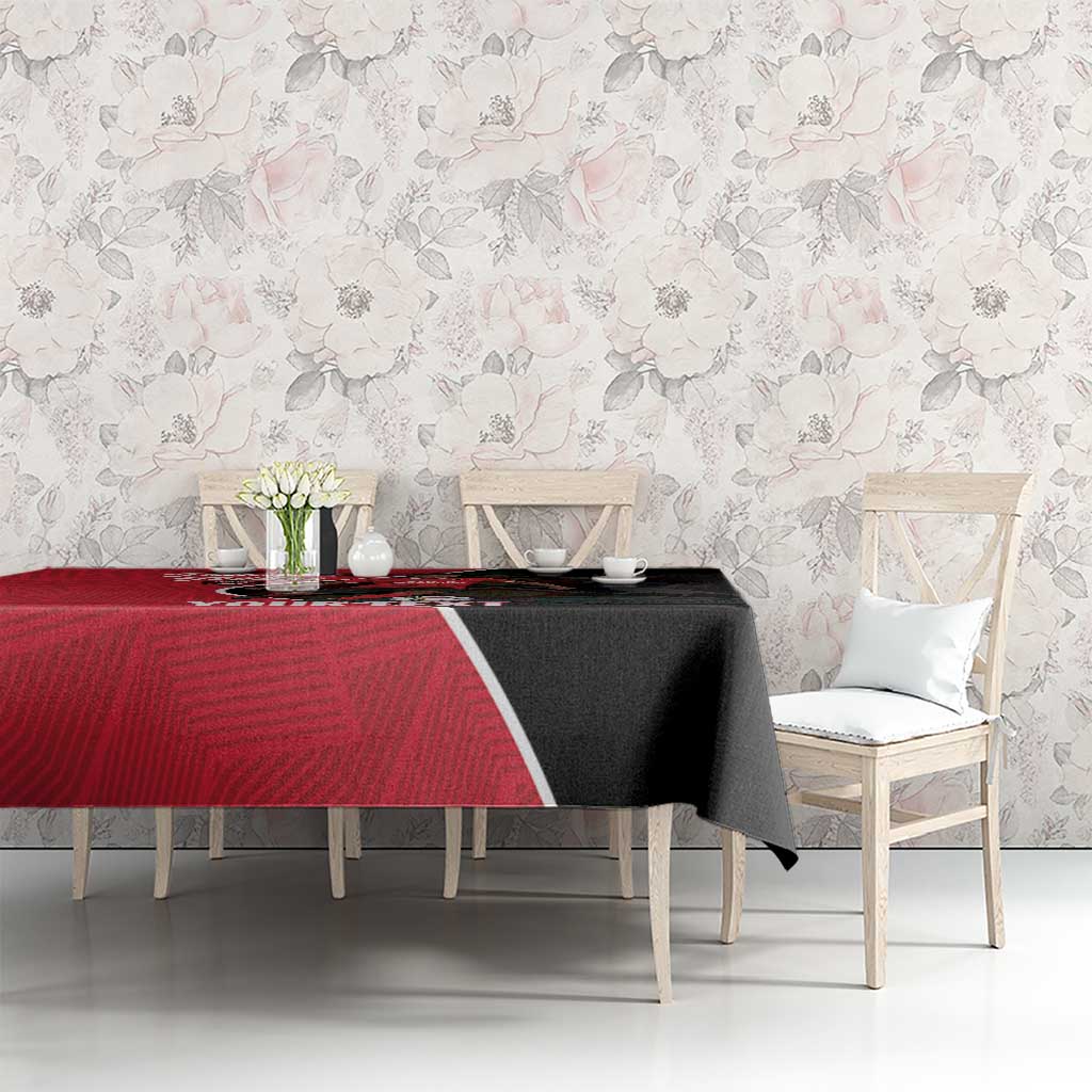 Custom Trinidad and Tobago Football Tablecloth 2025 Go Champions - Wonder Print Shop