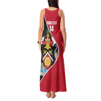 Custom Trinidad and Tobago Football Tank Maxi Dress 2025 Go Champions - Wonder Print Shop