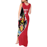 Custom Trinidad and Tobago Football Tank Maxi Dress 2025 Go Champions - Wonder Print Shop