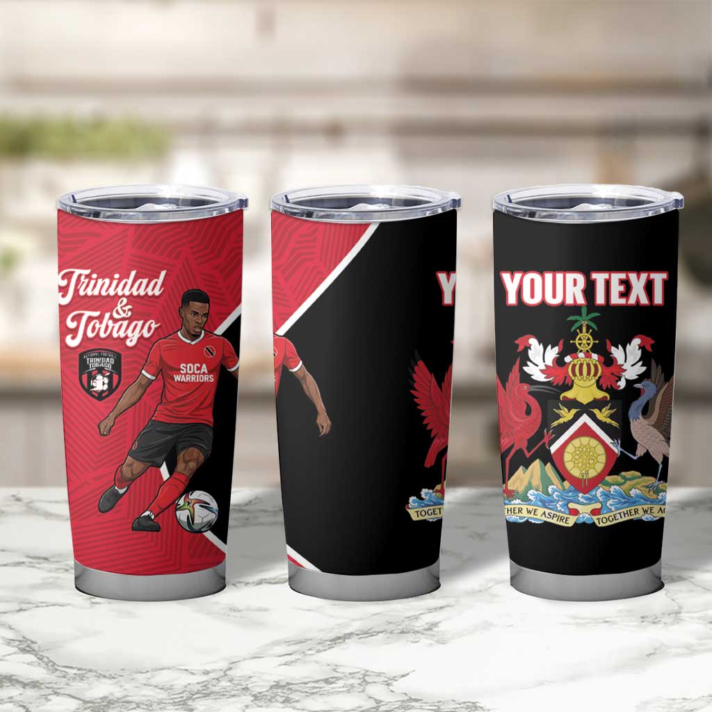 Custom Trinidad and Tobago Football Tumbler Cup 2025 Go Champions - Wonder Print Shop