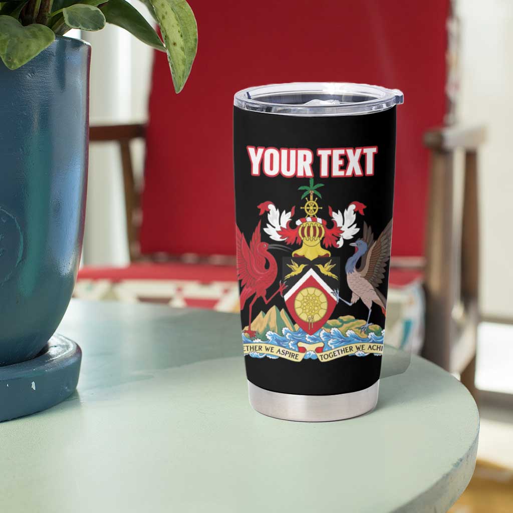 Custom Trinidad and Tobago Football Tumbler Cup 2025 Go Champions - Wonder Print Shop