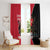 Custom Trinidad and Tobago Football Window Curtain 2025 Go Champions - Wonder Print Shop