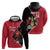 Custom Trinidad and Tobago Football Zip Hoodie 2025 Go Champions - Wonder Print Shop