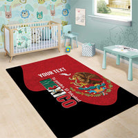 Custom Mexico Football Area Rug Tu Puedes El Tricolor Red - Wonder Print Shop