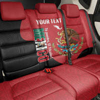 Custom Mexico Football Back Car Seat Cover Tu Puedes El Tricolor Red - Wonder Print Shop