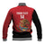 Custom Mexico Football Baseball Jacket Tu Puedes El Tricolor Red - Wonder Print Shop