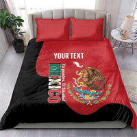 Custom Mexico Football Bedding Set Tu Puedes El Tricolor Red - Wonder Print Shop