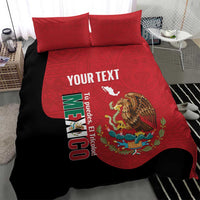 Custom Mexico Football Bedding Set Tu Puedes El Tricolor Red - Wonder Print Shop