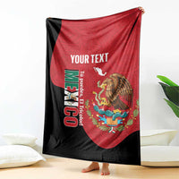 Custom Mexico Football Blanket Tu Puedes El Tricolor Red - Wonder Print Shop