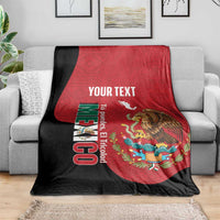 Custom Mexico Football Blanket Tu Puedes El Tricolor Red - Wonder Print Shop