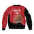Custom Mexico Football Bomber Jacket Tu Puedes El Tricolor Red - Wonder Print Shop