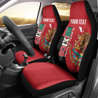Custom Mexico Football Car Seat Cover Tu Puedes El Tricolor Red - Wonder Print Shop