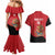 Custom Mexico Football Couples Matching Mermaid Dress and Hawaiian Shirt Tu Puedes El Tricolor Red - Wonder Print Shop