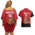 Custom Mexico Football Couples Matching Off Shoulder Short Dress and Hawaiian Shirt Tu Puedes El Tricolor Red - Wonder Print Shop
