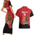 Custom Mexico Football Couples Matching Short Sleeve Bodycon Dress and Hawaiian Shirt Tu Puedes El Tricolor Red - Wonder Print Shop