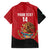 Custom Mexico Football Family Matching Long Sleeve Bodycon Dress and Hawaiian Shirt Tu Puedes El Tricolor Red - Wonder Print Shop
