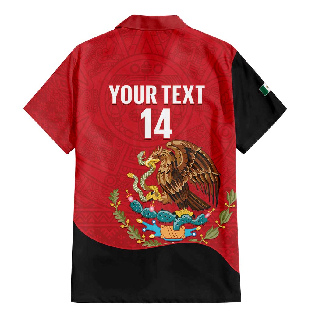 Custom Mexico Football Family Matching Mermaid Dress and Hawaiian Shirt Tu Puedes El Tricolor Red - Wonder Print Shop