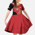 Custom Mexico Football Family Matching Off The Shoulder Long Sleeve Dress and Hawaiian Shirt Tu Puedes El Tricolor Red - Wonder Print Shop