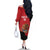 Custom Mexico Football Family Matching Off The Shoulder Long Sleeve Dress and Hawaiian Shirt Tu Puedes El Tricolor Red - Wonder Print Shop
